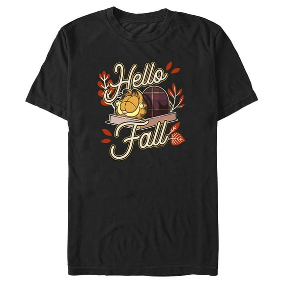 Men's Garfield Hello Fall  Graphic T-Shirt