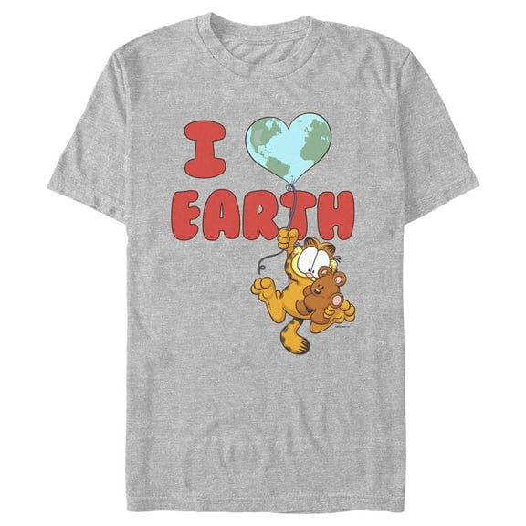 Men's Garfield I Love Earth Friends Graphic T-Shirt