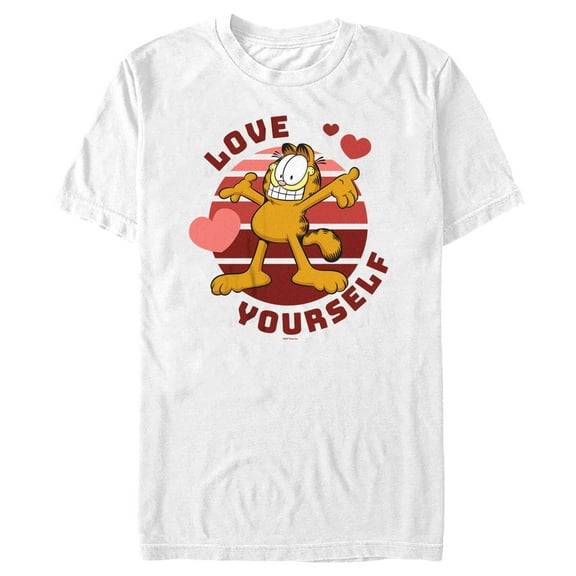 Men's Garfield Love Yourself Graphic T-Shirt
