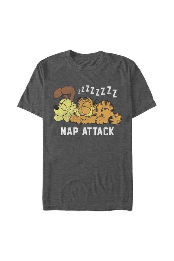 Men's Garfield Nap Attack Graphic T-Shirt
