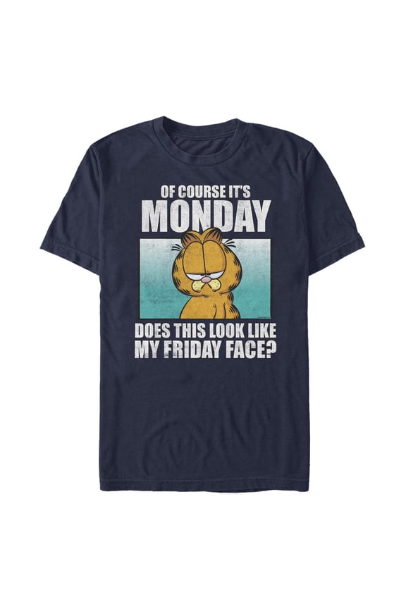 Men's Garfield Of Course It's Monday Graphic T-Shirt