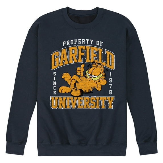 Garfield - Varsity - Men's Crew Neck Fleece Pullover