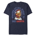 thumbnail image 1 of Men's Garfield Waiting For Santa  Graphic T-Shirt, 1 of 5