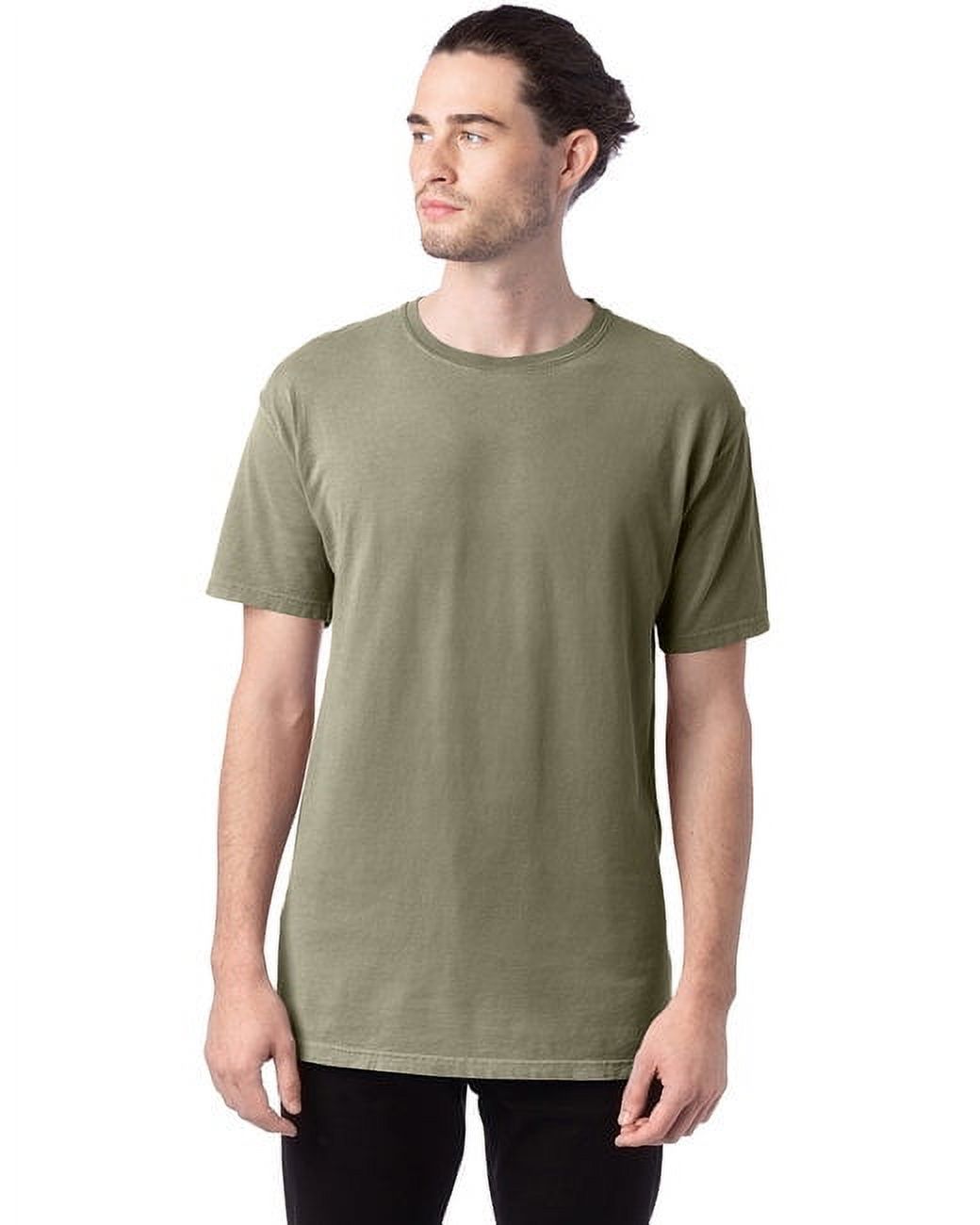 Comfort Colors Men's Short Sleeve T-Shirt - Style 1717, Mango Color, Size Large - View #9
