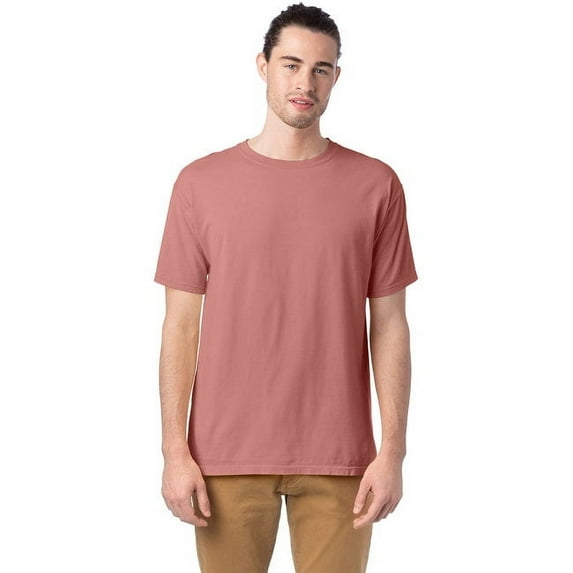 Men's Garment-Dyed T-Shirt - MAUVE - XL