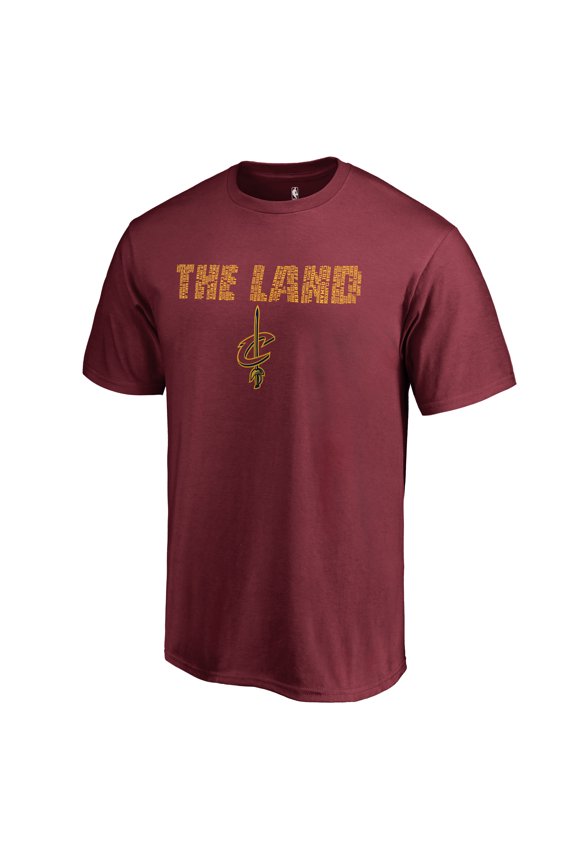 Men's Garnet Cleveland Cavaliers Hometown Collection Repeating Roster T-Shirt