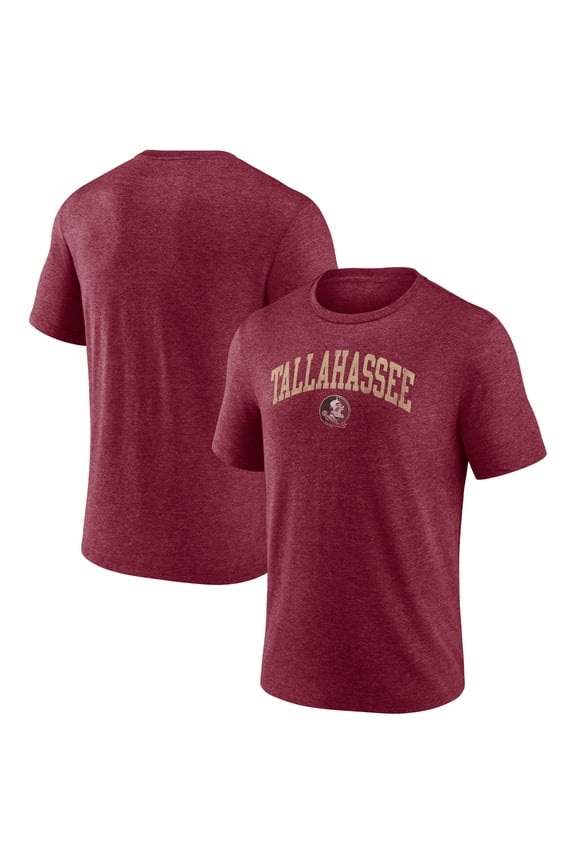 Men's Garnet Florida State Seminoles Arched City Tri-Blend T-Shirt