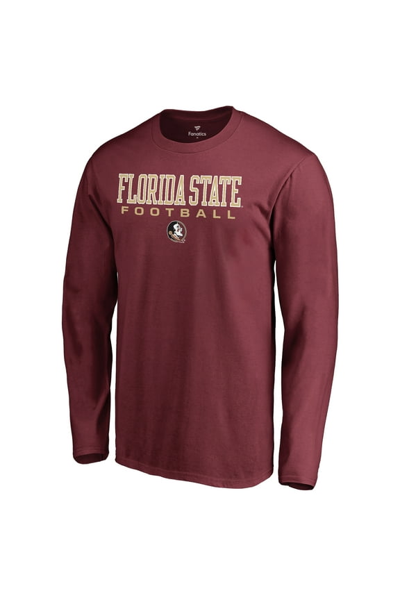 Men's Garnet Florida State Seminoles Team Unity Football Long Sleeve T-Shirt