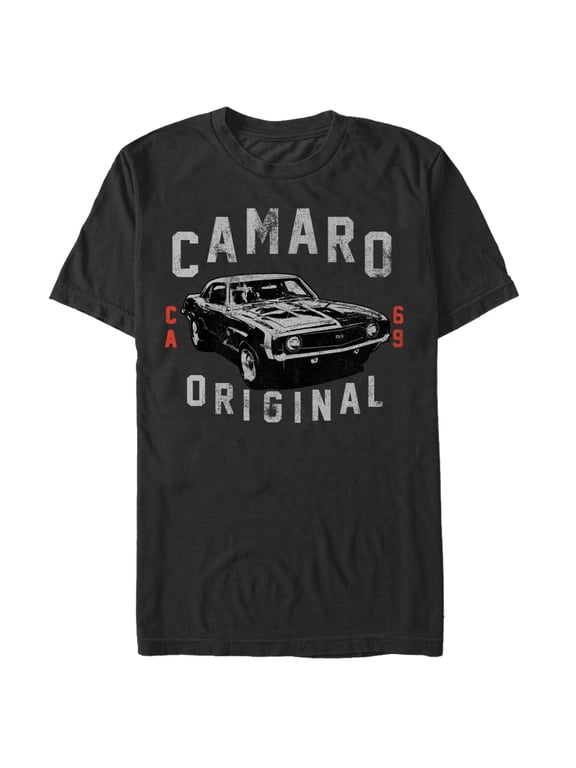 Men's General Motors 1969 Camaro Original Graphic Tee Black Large
