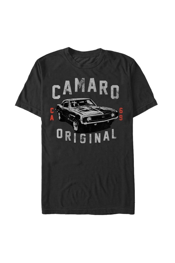 Men's General Motors 1969 Camaro Original Graphic Tee Black X Large