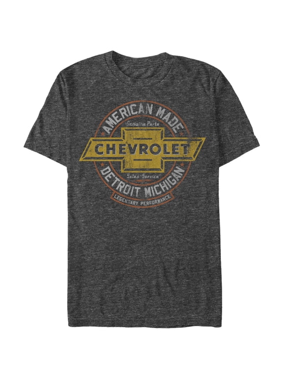 Men's American Made Distressed Logo Graphic Tee