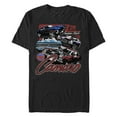 thumbnail image 1 of Men's General Motors Camaro Z28 American Muscle Defined Distressed  Graphic Tee Black X Large, 1 of 5