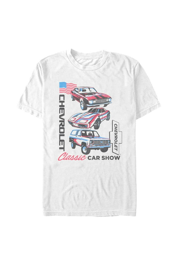 Men's General Motors Chevrolet American Classic Car Graphic T-Shirt
