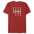 thumbnail image 1 of Men's General Motors Chevrolet Gearshift Pattern  Graphic Tee Red Small, 1 of 5