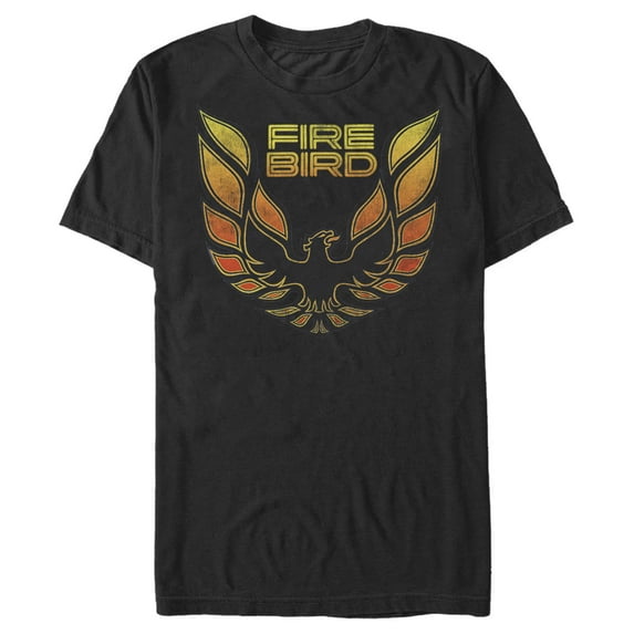 Men's General Motors Classic Pontiac Firebird Logo Graphic Tee Black Small