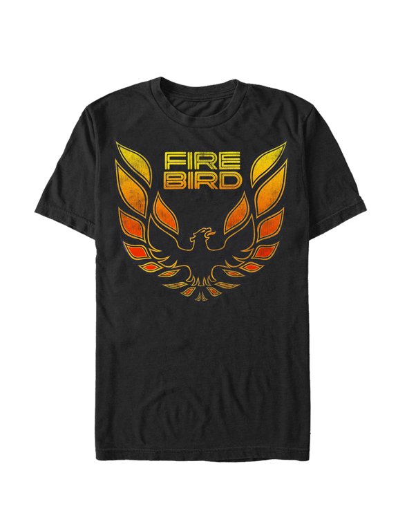 Men's General Motors Classic Pontiac Firebird Logo Graphic Tee Black X Large