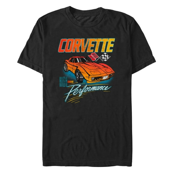 Men's General Motors Corvette High Performance Distressed Graphic T-Shirt