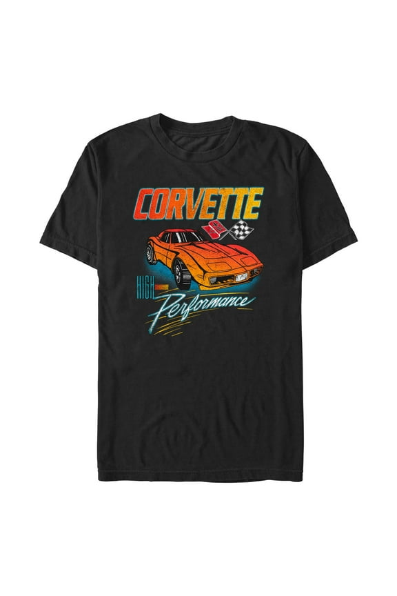 Men's General Motors Corvette High Performance Distressed Graphic T-Shirt