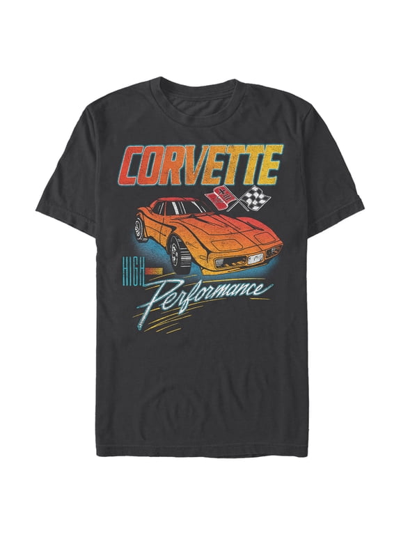 Men's General Motors Corvette High Performance Graphic Tee Black Large