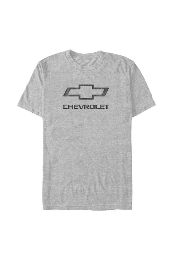 Men's General Motors Distressed Chevrolet Logo Graphic Tee Athletic Heather Medium