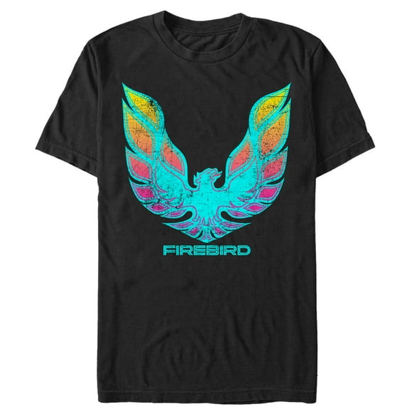 Men's General Motors Pontiac Firebird Logo Graphic Tee Black 5X Large