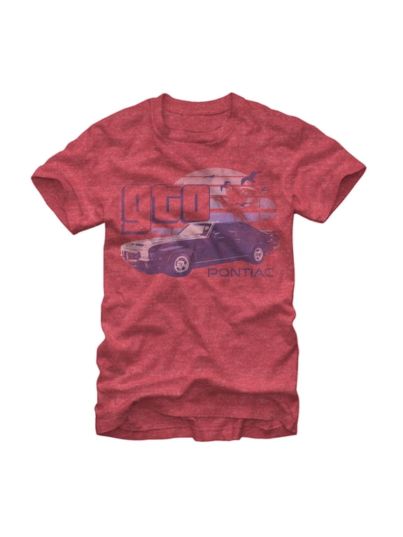 Men's General Motors Pontiac GTO Graphic Tee Red Heather Large