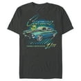 thumbnail image 1 of Men's General Motors Retro Blue Camaro Z28 Graphic Tee Charcoal Medium, 1 of 5