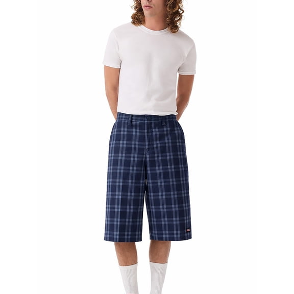 Men's Genuine Dickies 13" Plaid Short