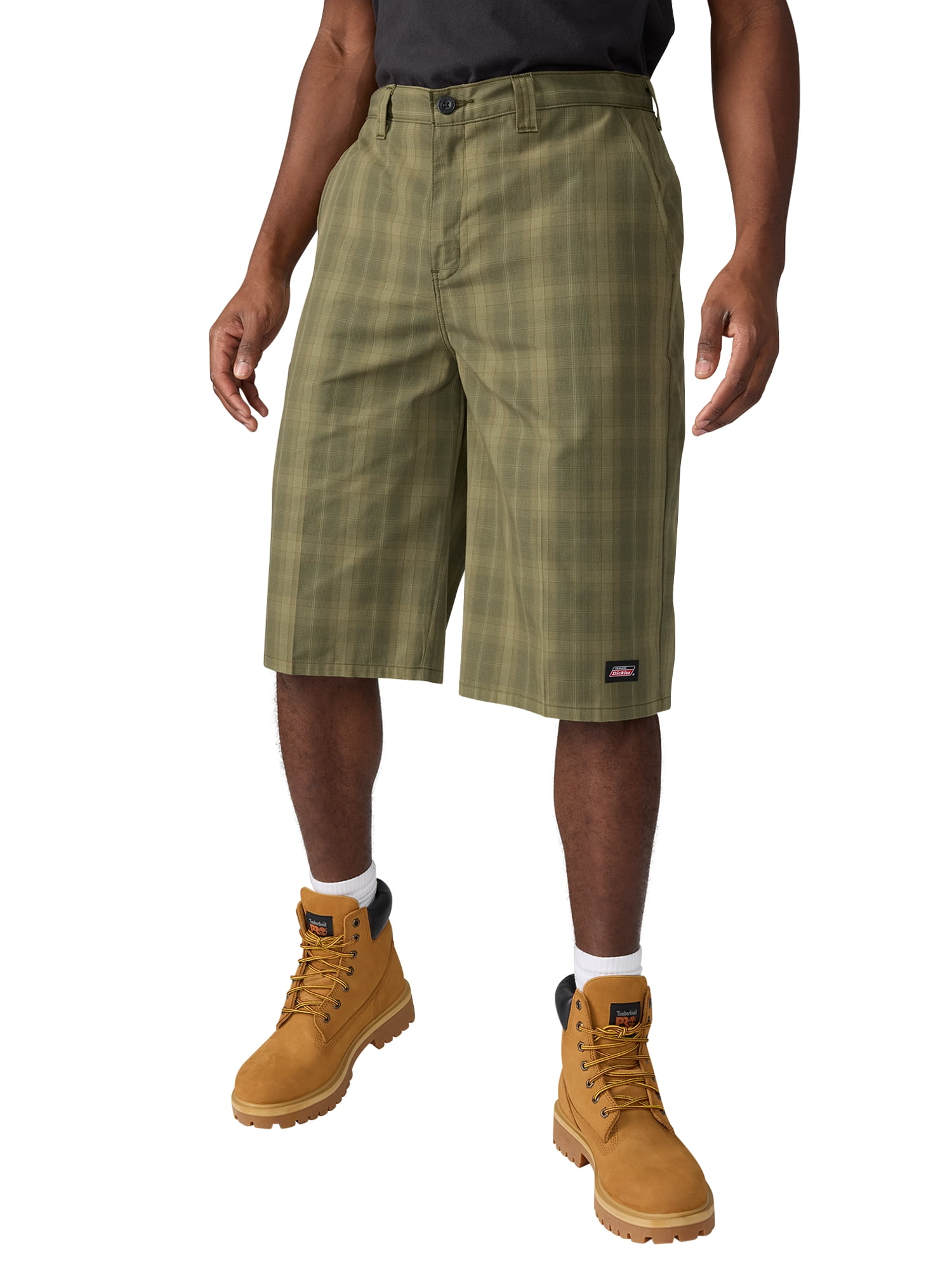 Men's Genuine Dickies 13" Plaid Short