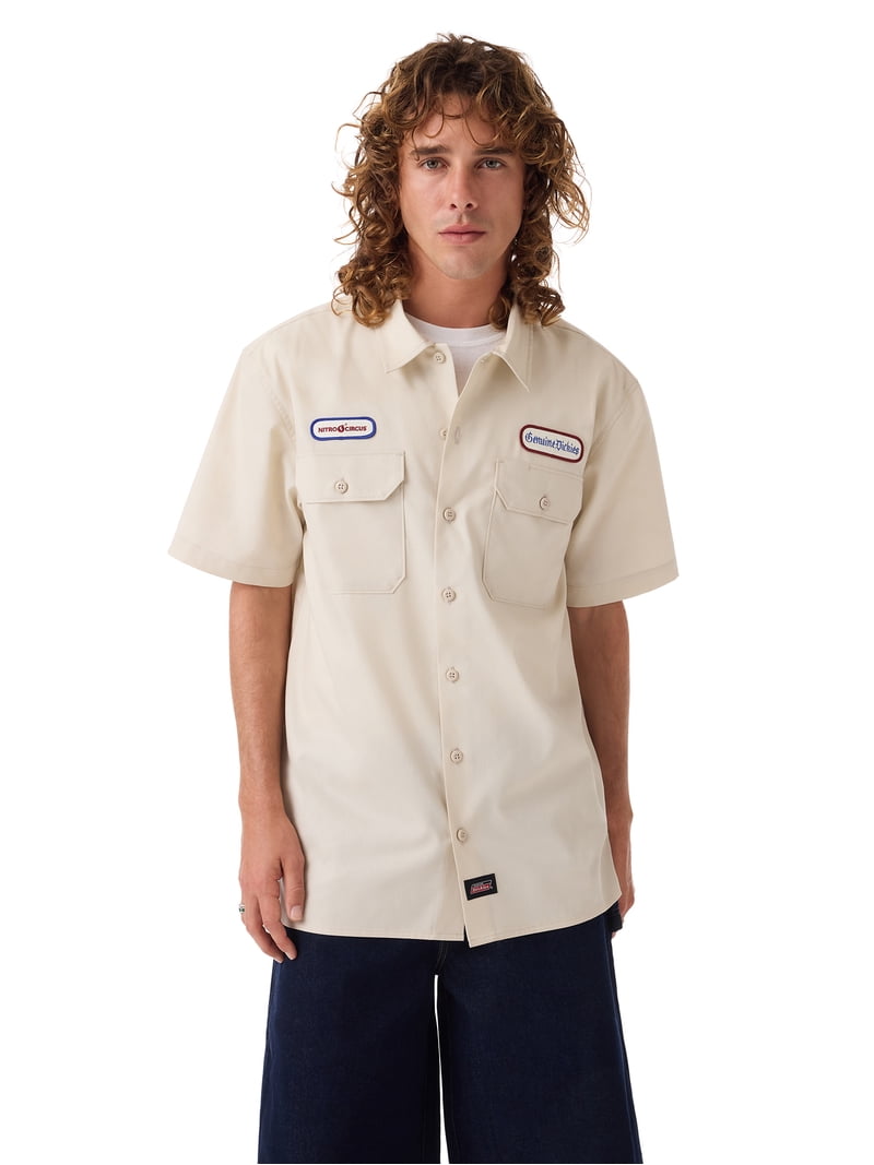 Men's Genuine Dickies x Nitro Circus Short Sleeve Workwear Shirt