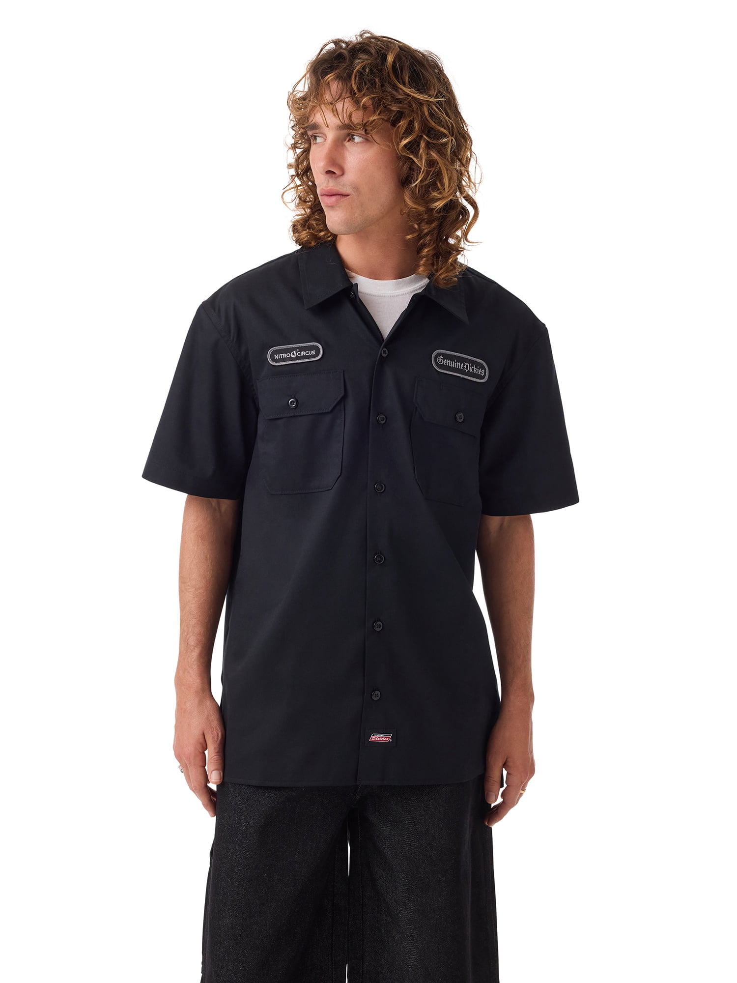 Men's Genuine Dickies x Nitro Circus Short Sleeve Workwear Shirt