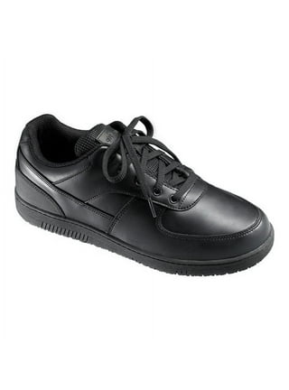 Genuine Grip 2010 Men's Size 8.5 Wide Width Black Leather Sport Classic Non  Slip Shoe