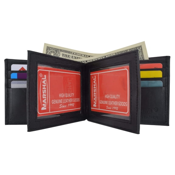 Men's Genuine Lamb Leather Multi Pocket Wallet 1852