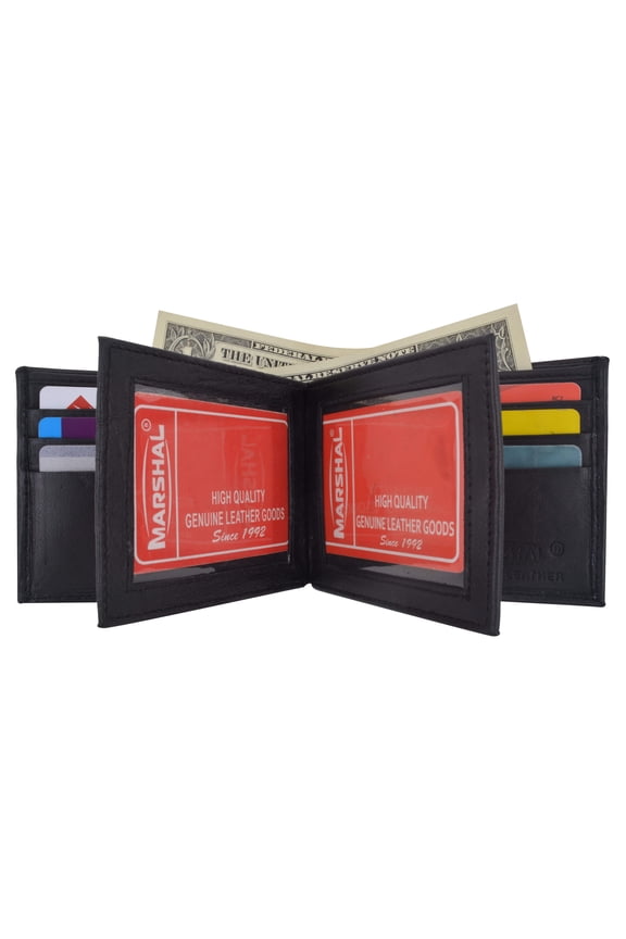 Men's Genuine Lamb Leather Multi Pocket Wallet 1852