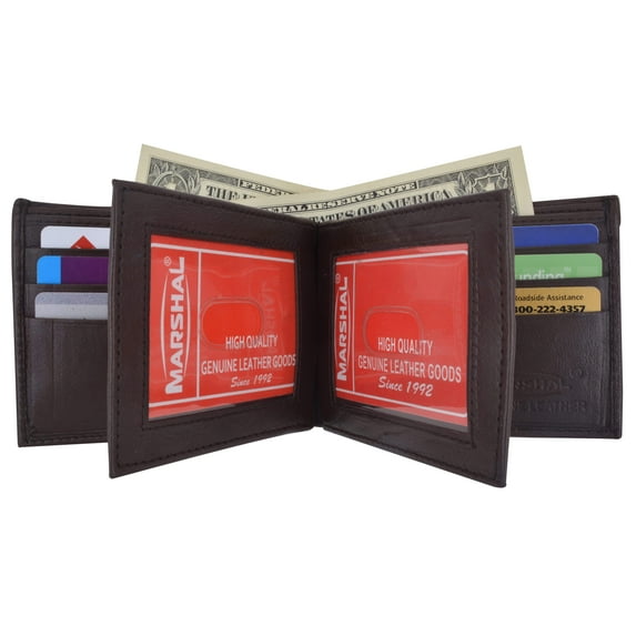 Men's Genuine Lamb Leather Multi Pocket Wallet 1852