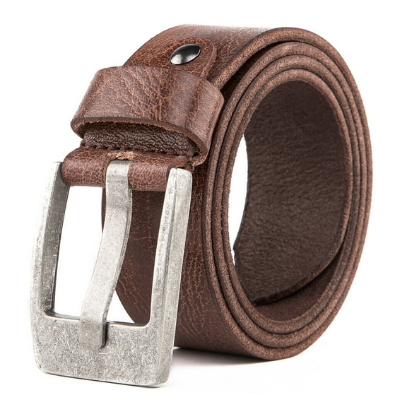 Men’s Genuine Leather Casual Dress Jeans Belts for Men 1.5inch Wide