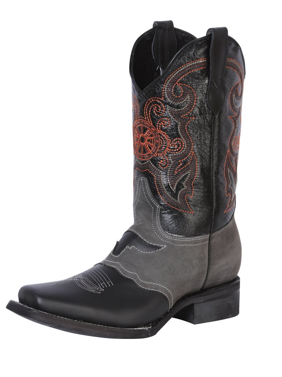 El General Men’s Python Imitation Rodeo Boots - Natural 45399 main image 1