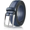 thumbnail image 1 of Men's Genuine Leather Dress Belt, Handmade, 100% Cow Leather, Fashion & Classic Designs for Work Business and Casual, 1 of 6