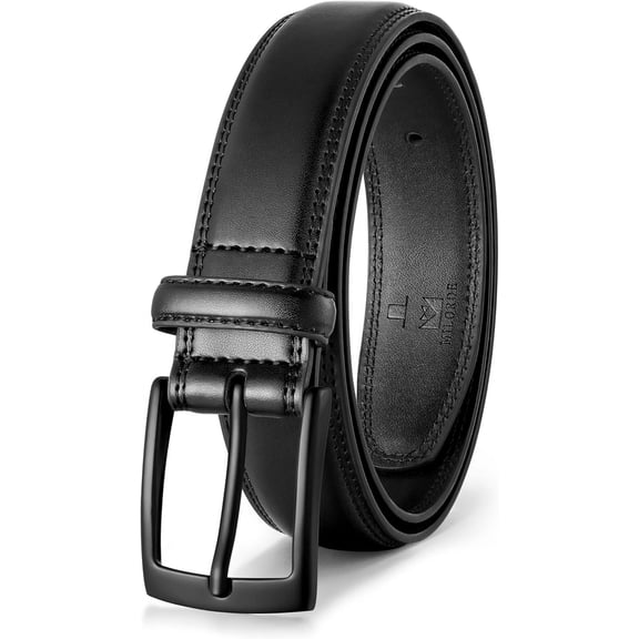Men's Genuine Leather Dress Belt, Handmade, 100% Cow Leather, Fashion & Classic Designs for Work Business and Casual