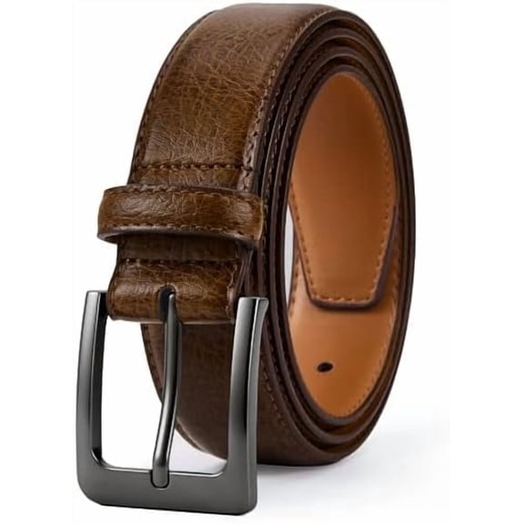 Men's Genuine Leather Dress Belts, Handmade Classic Every Day Leather Jeans Belt for Men Work Business Casual