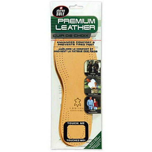 men's genuine leather insoles insert men size 10/11