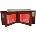 thumbnail image 1 of Men's Genuine Leather Multi Pocket 3 ID Windows Wallet 1852 CF, 1 of 47