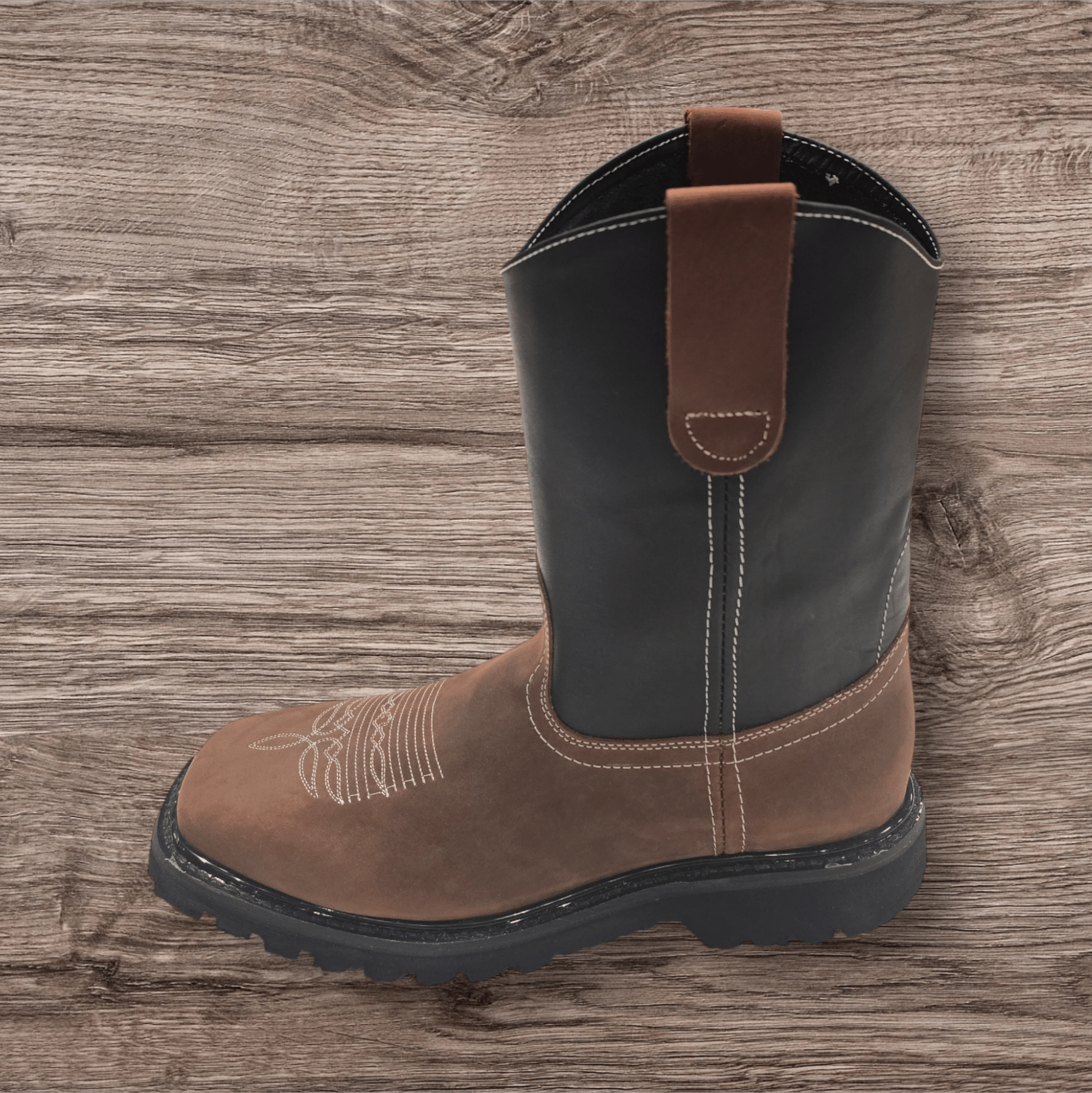 Men's Rodeo Boots - El General Pull-Up Leather - Brown 45173 main image 1