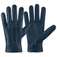thumbnail image 1 of Men's Genuine Leather  Unlined Dress Gloves, Made With Genuine Sheep Skin Leather Lined Teal Blue X-Large, 1 of 5