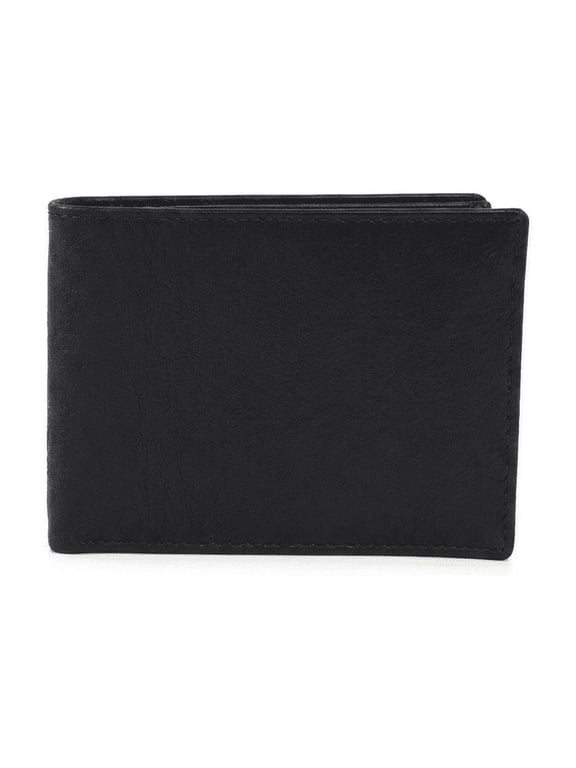 - Classic Slim Bifold Wallet for Men, Black Foldable Card Holder with Multiple Compartments for Cash, Cards and Everyday Carry