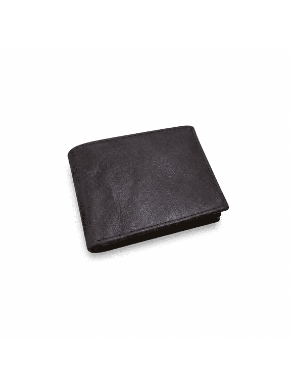 Men's Genuine Leather Wallet | Slim Bi-Fold Wallet with Multiple Card Slots & Cash Compartment | Durable Everyday Wallet for Men|W23-Brown