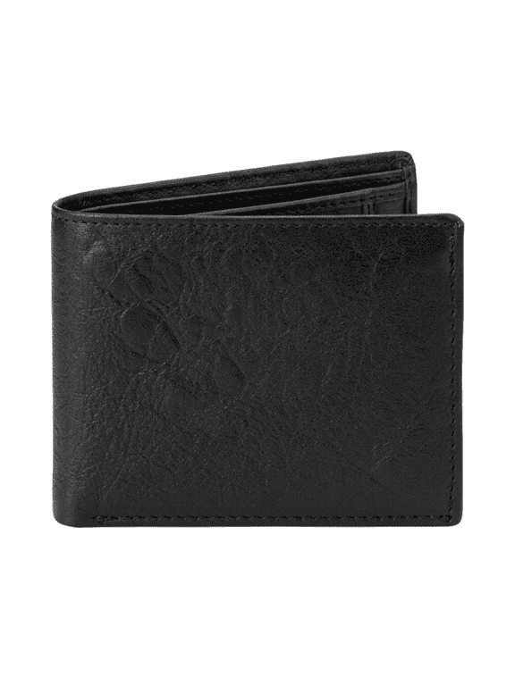 Men's Genuine Leather Wallet | Slim Bi-Fold Wallet with Multiple Card Slots & Cash Compartment | Durable Everyday Wallet for Men| W29-Black