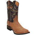 thumbnail image 1 of Men's Genuine Leather Western Boot Square Toe Rodeo Cowboy Boot, 1 of 4