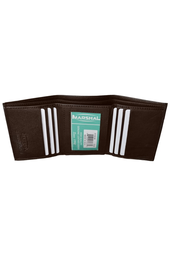 Men's Genuine Soft Leather Trifold Wallet P 1155