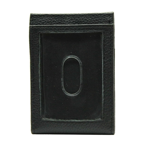 Men's George Black Bilfold Money Clip - Walmart Business Supplies